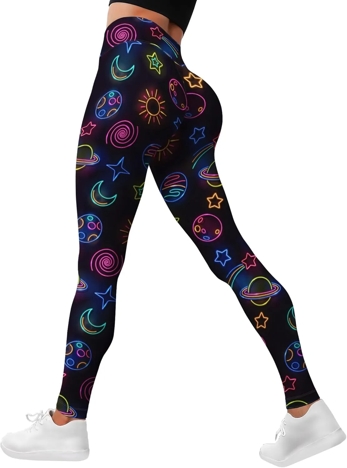 Leggings for Women Printed Funny Gym Womens Yoga Pants Sugar Skull Legging Skull Athletic Pant