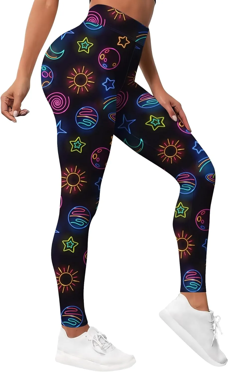 Leggings for Women Printed Funny Gym Womens Yoga Pants Sugar Skull Legging Skull Athletic Pant