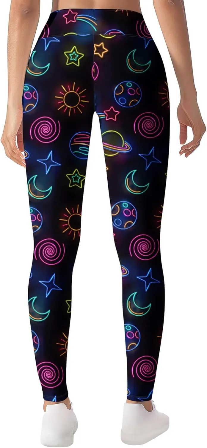 Leggings for Women Printed Funny Gym Womens Yoga Pants Sugar Skull Legging Skull Athletic Pant