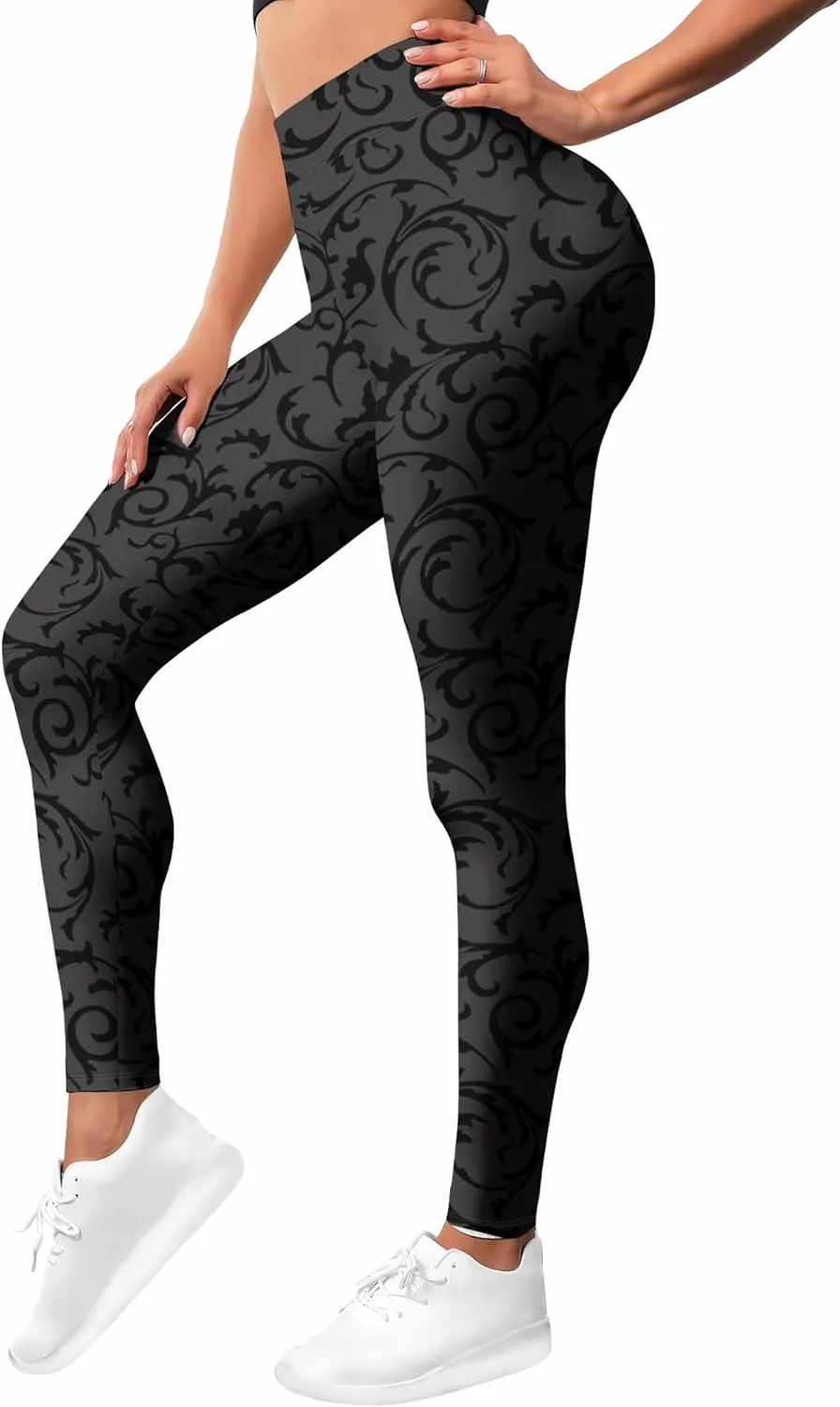 Leggings for Women Printed Funny Gym Womens Yoga Pants Sugar Skull Legging Skull Athletic Pant