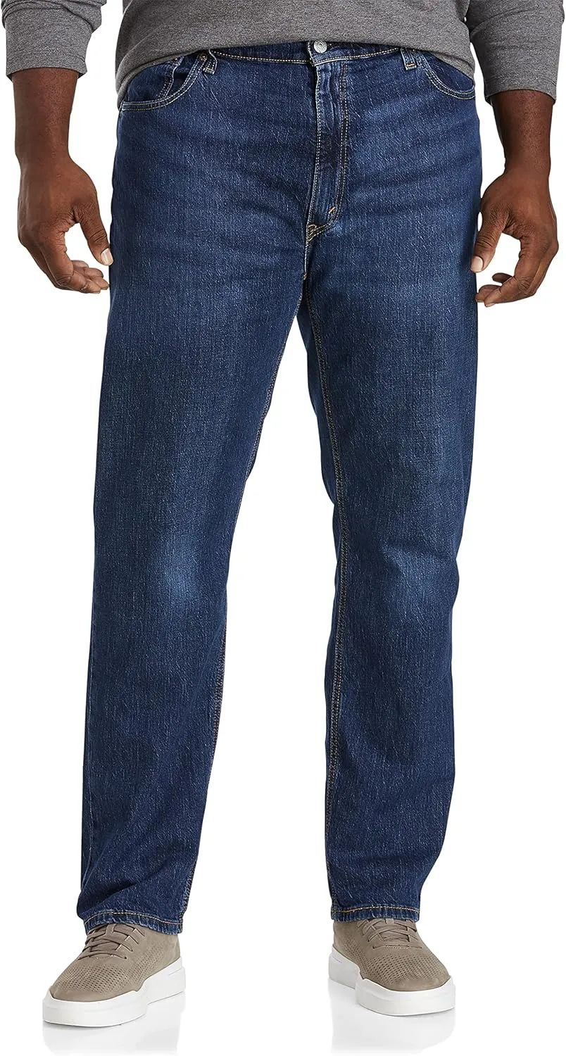 Levi's Men's 541 Athletic Fit Jeans (Also Available in Big & Tall), Hawthorne Shocking-Dark Indigo, 40W x 34L