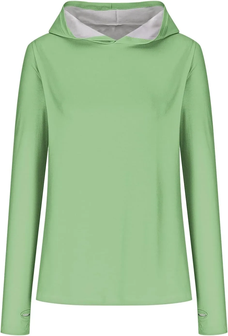 Long Sleeve Shirts for Women Comfy Baggy Oversized Pullover Tops with Thumb Holes Hoodies Solid Color Tunic Blouses