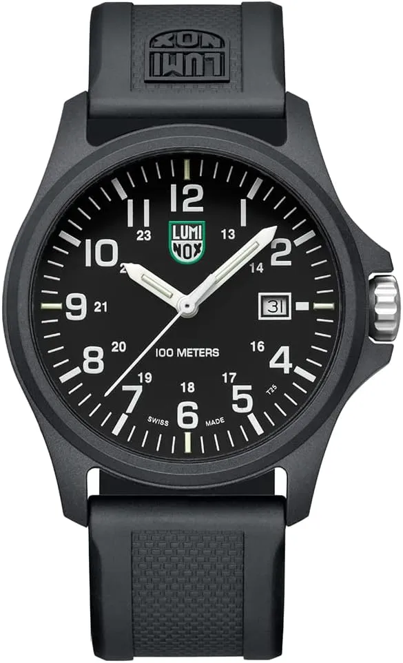 Luminox - Watch - G Patagonia Carbonox - Mens Watch 43 mm - Military Watch - Date Function - 100m Water Resistant - Different Variations - Mens Watches - Made in Switzerland