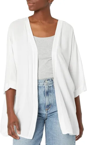 M Made in Italy Women's Lightweight Open Cardigan