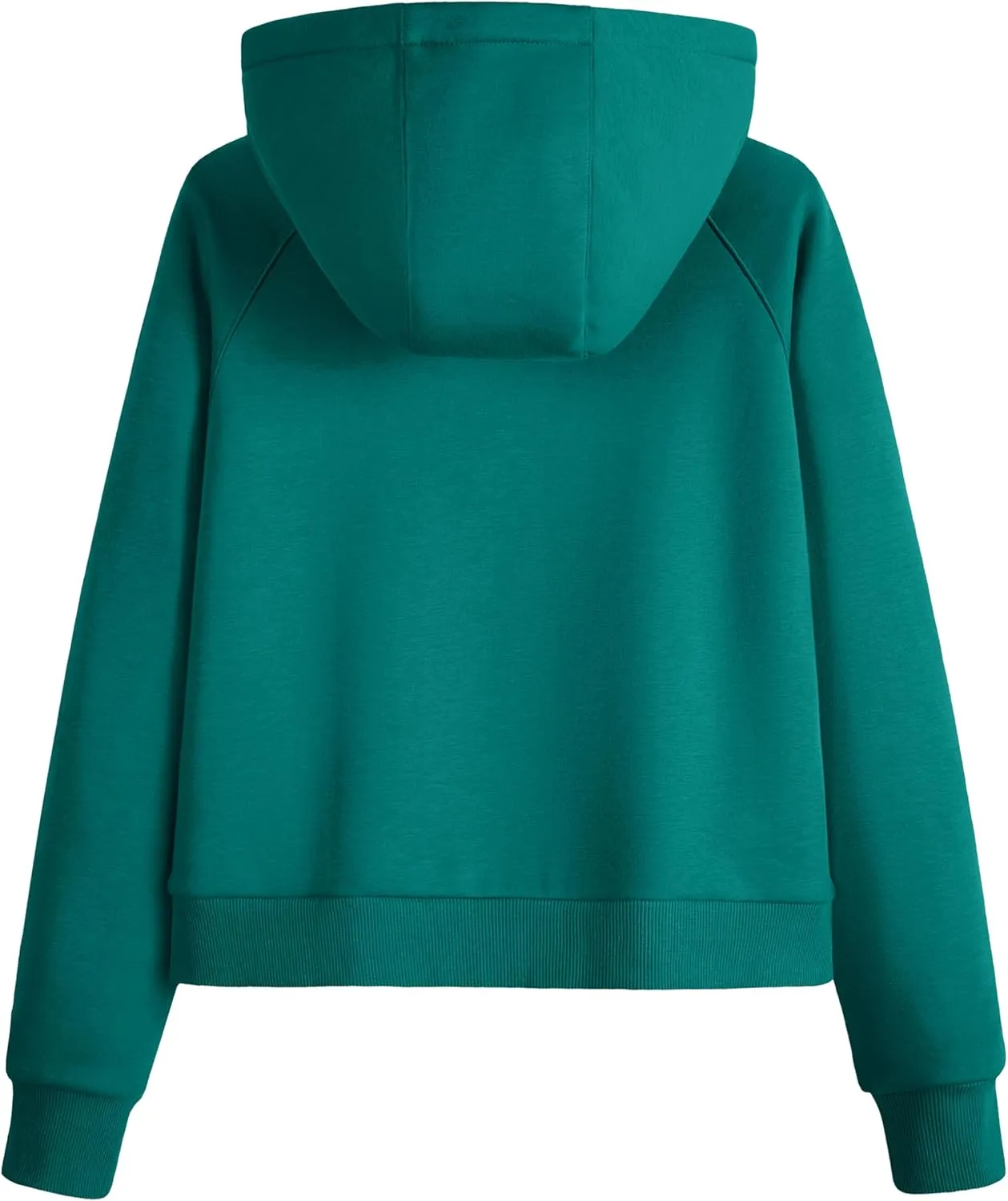 MAGCOMSEN Women's Half Zip Cropped Sweatshirts Fleece Lined Hoodie Quarter Zip Pullover Activewear Sweater with Pockets