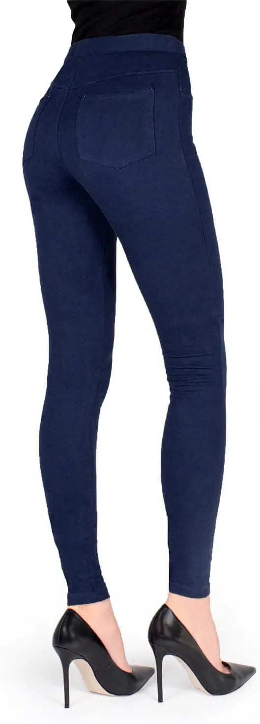 MeMoi Pants-Style Cotton Blend Leggings