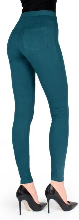 MeMoi Pants-Style Cotton Blend Leggings