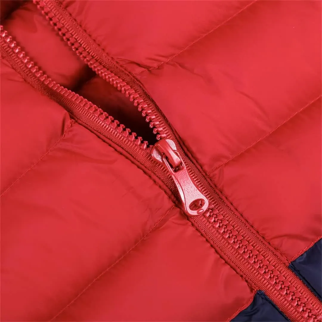 Men's Winter Lightweight Puffer Vest Sleeveless Warm Cotton Padded Waistcoat with Hooded Casual Work Vests