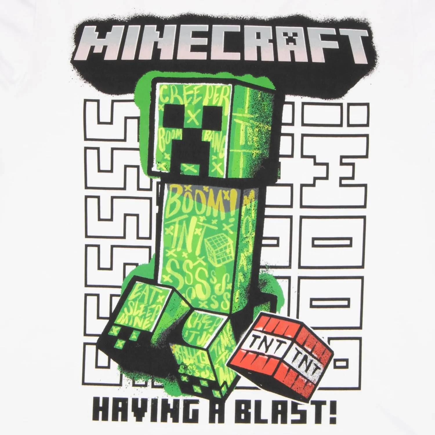 Minecraft Boys 3-Piece Creeper Pants Set - Short Sleeve T-Shirt, Shorts, & Jogger Pants 3-Pack Bundle Set for Boys