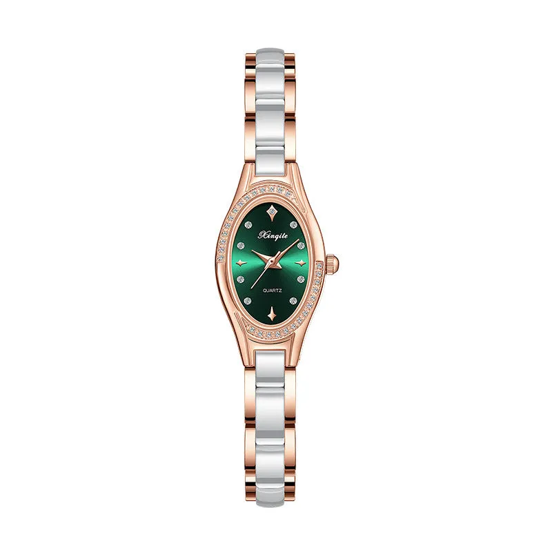new and exotic brand watches, foreign trade explosions, Korean high-end fashion diamond-encrusted women's temperament bracelet watches