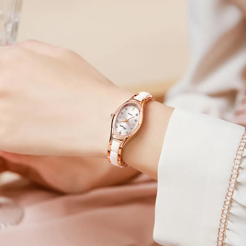 new and exotic brand watches, foreign trade explosions, Korean high-end fashion diamond-encrusted women's temperament bracelet watches