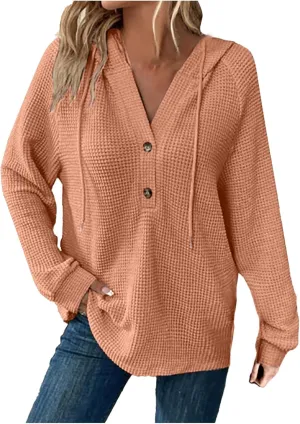 Oversized Hoodies for Women - Womens Fashion Hoodies Pullover - Knit Tops for Women - Cute Hooded Sweatshirt