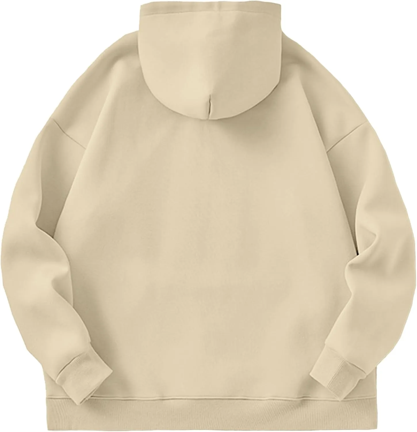 PLEPAN Quarter Zip Hoodies for Men Oversized Pullover Loose Fit Sweatshirt with Kangaroo Pocket