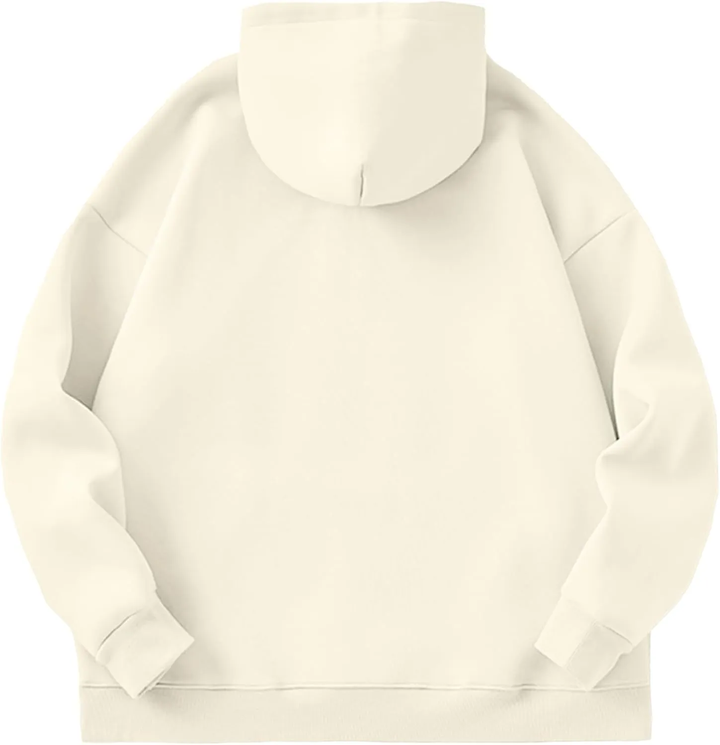 PLEPAN Quarter Zip Hoodies for Men Oversized Pullover Loose Fit Sweatshirt with Kangaroo Pocket
