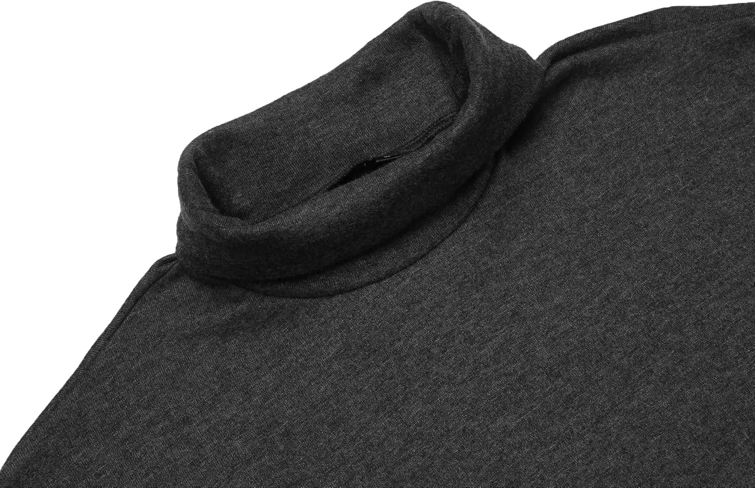 Poriff Men's Casual Slim Fit Basic Tops Knitted Lightweight Turtleneck Pullover Sweater