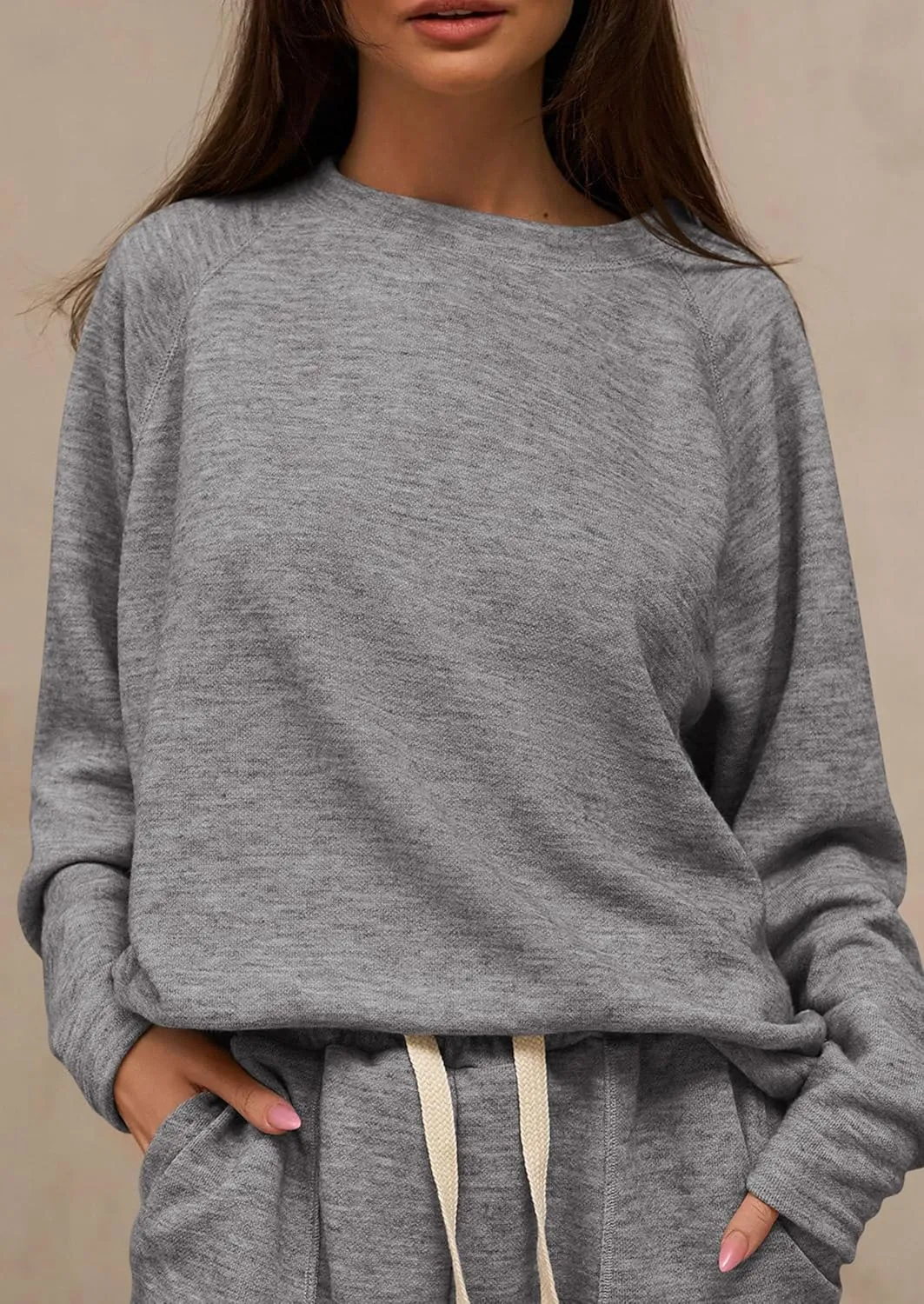 PRETTYGARDEN Women's 2 Piece Tracksuit Outfits Casual Long Sleeve Top High Waisted Sweatpants Lounge Jogger Set