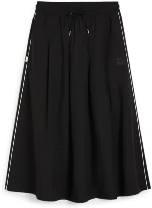 PUMA Womens Infuse Pleated Midi Skirt Casual Casual - Black - Size M