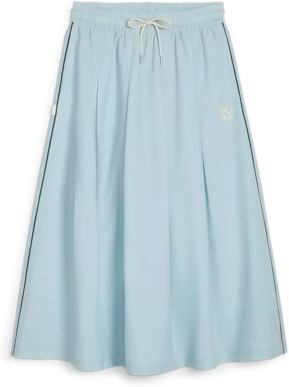 PUMA Womens Infuse Pleated Midi Skirt Casual Casual - Blue - Size M