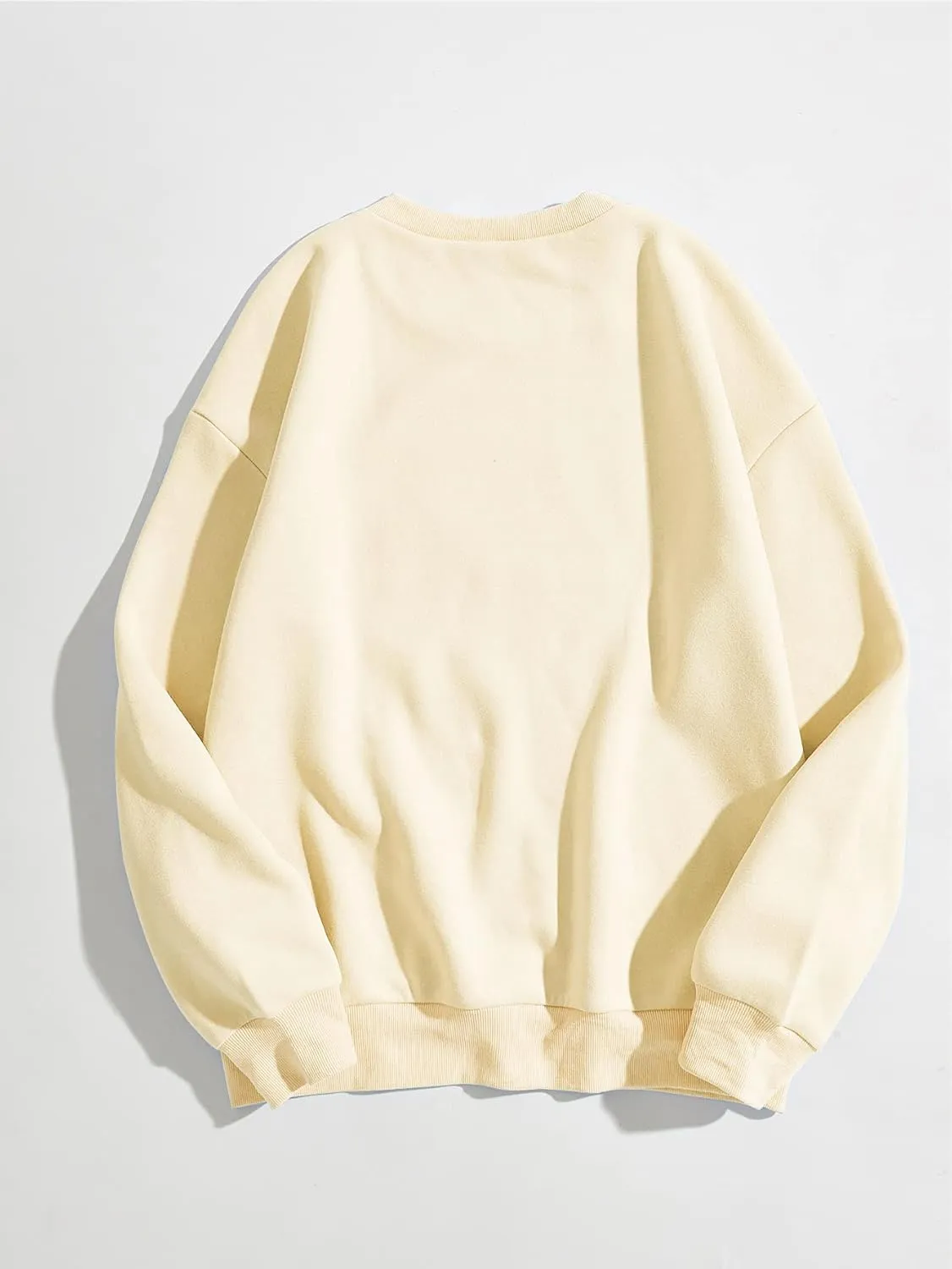 QYZ-Top Women's Oversized Los Angeles California Sweatshirt Funny Long Sleeve Lightweight Fleece Pullover Tops