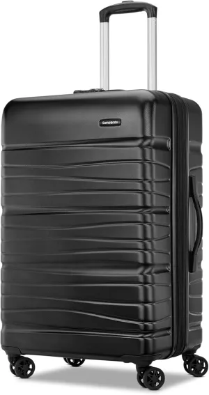 Samsonite Evolve SE Hardside Expandable Luggage, Bass Black, Medium Spinner