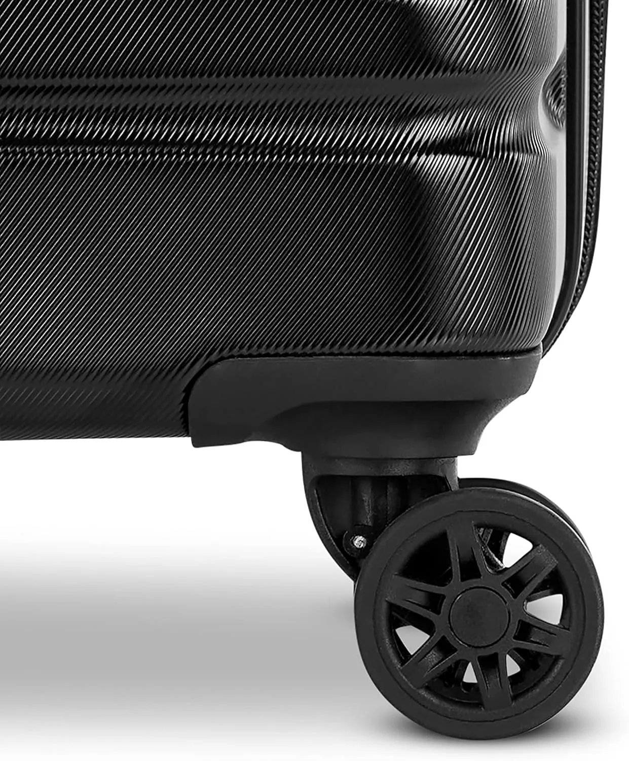 Samsonite Evolve SE Hardside Expandable Luggage, Bass Black, Medium Spinner