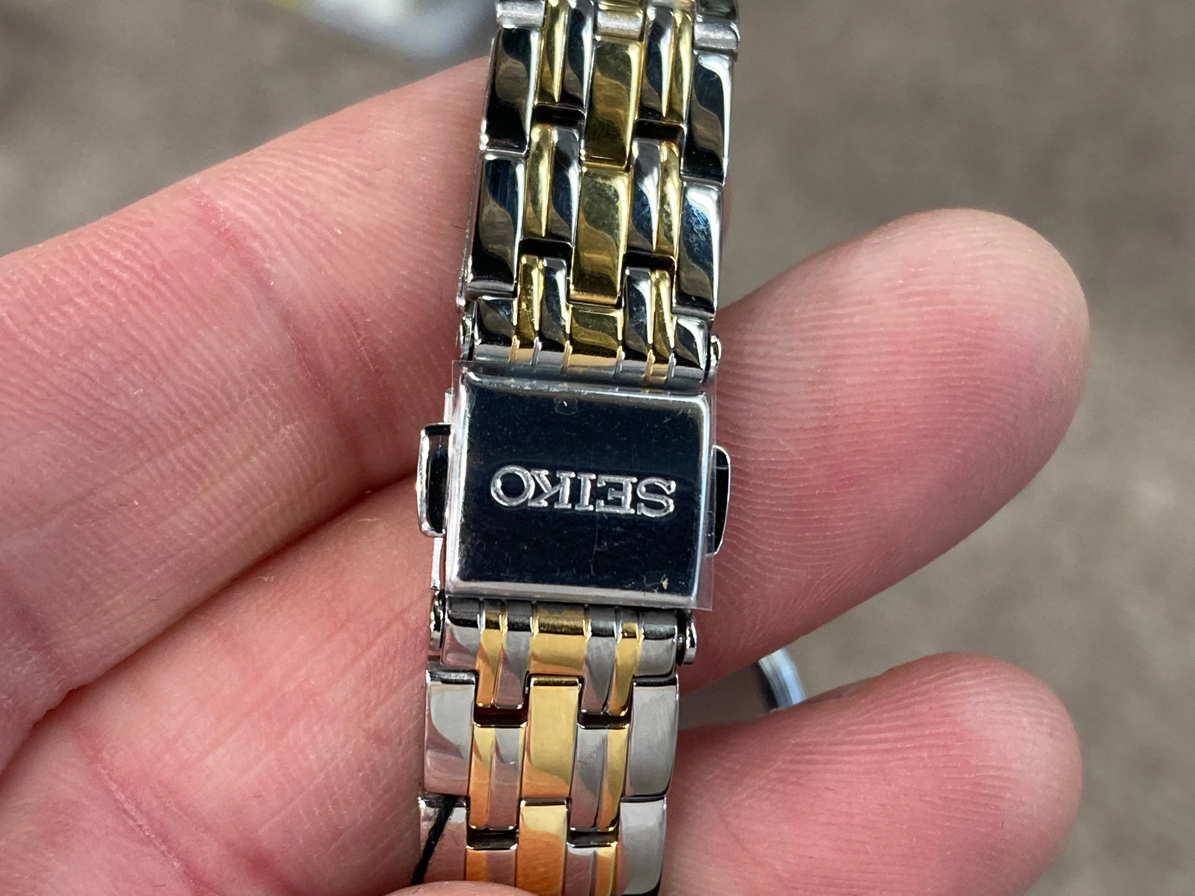 Seiko Women's Gold And Silver Tone Stainless Steel Watch