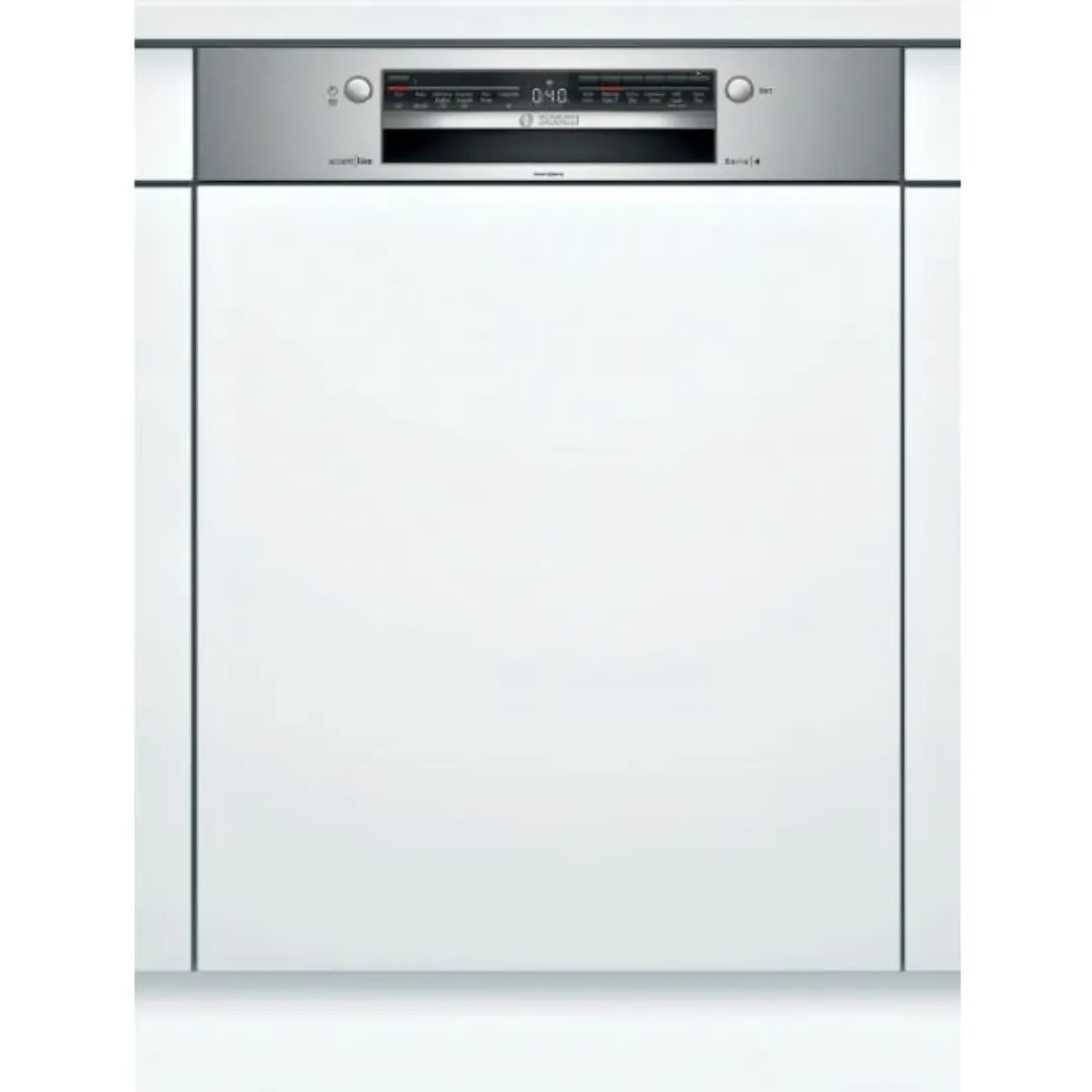 Series 4 Built In Semi Integrated Dishwasher SMI4IVS00I 60 cm with 13 Place Settings Stainless Steel
