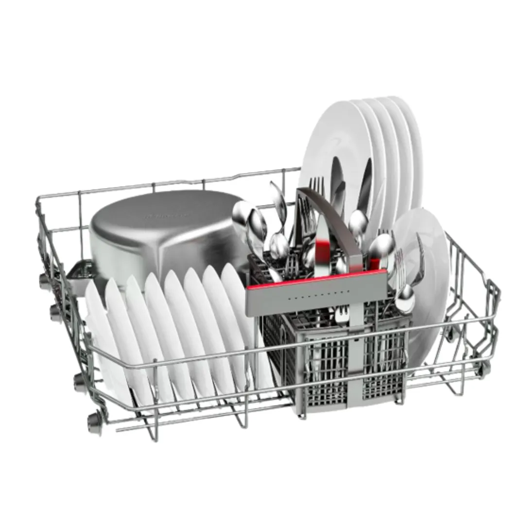 Series 4 Built In Semi Integrated Dishwasher SMI4IVS00I 60 cm with 13 Place Settings Stainless Steel