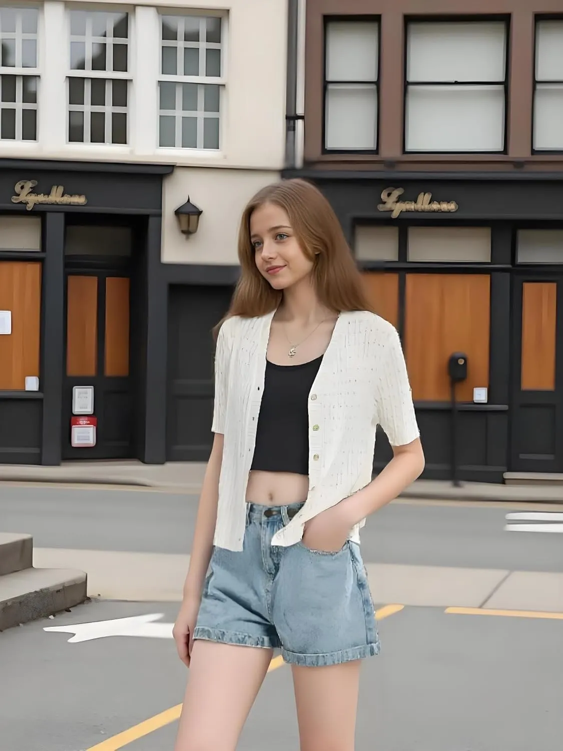 Simple&Opulence Womens Short Sleeve Cardigans V Neck Summer Sweater Lightweight Open Front Button Shrugs Cable Knit Top