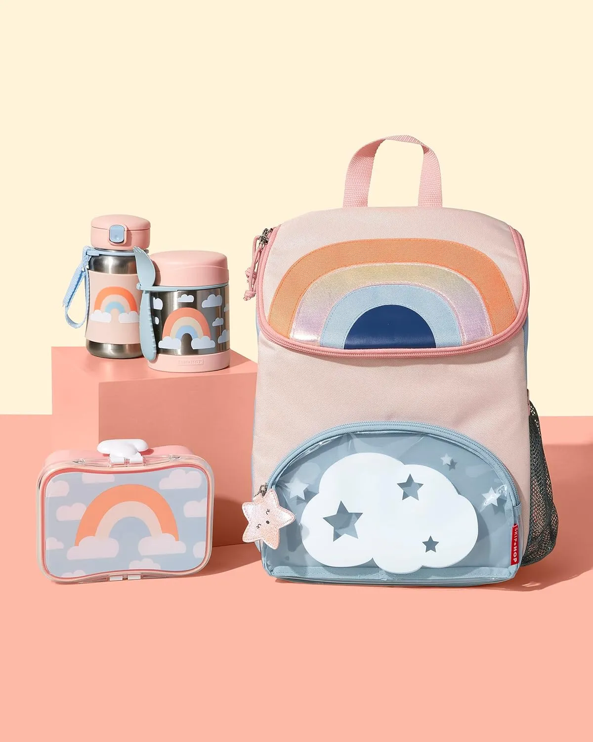 Skip Hop Big Kid Backpack, Rainbow