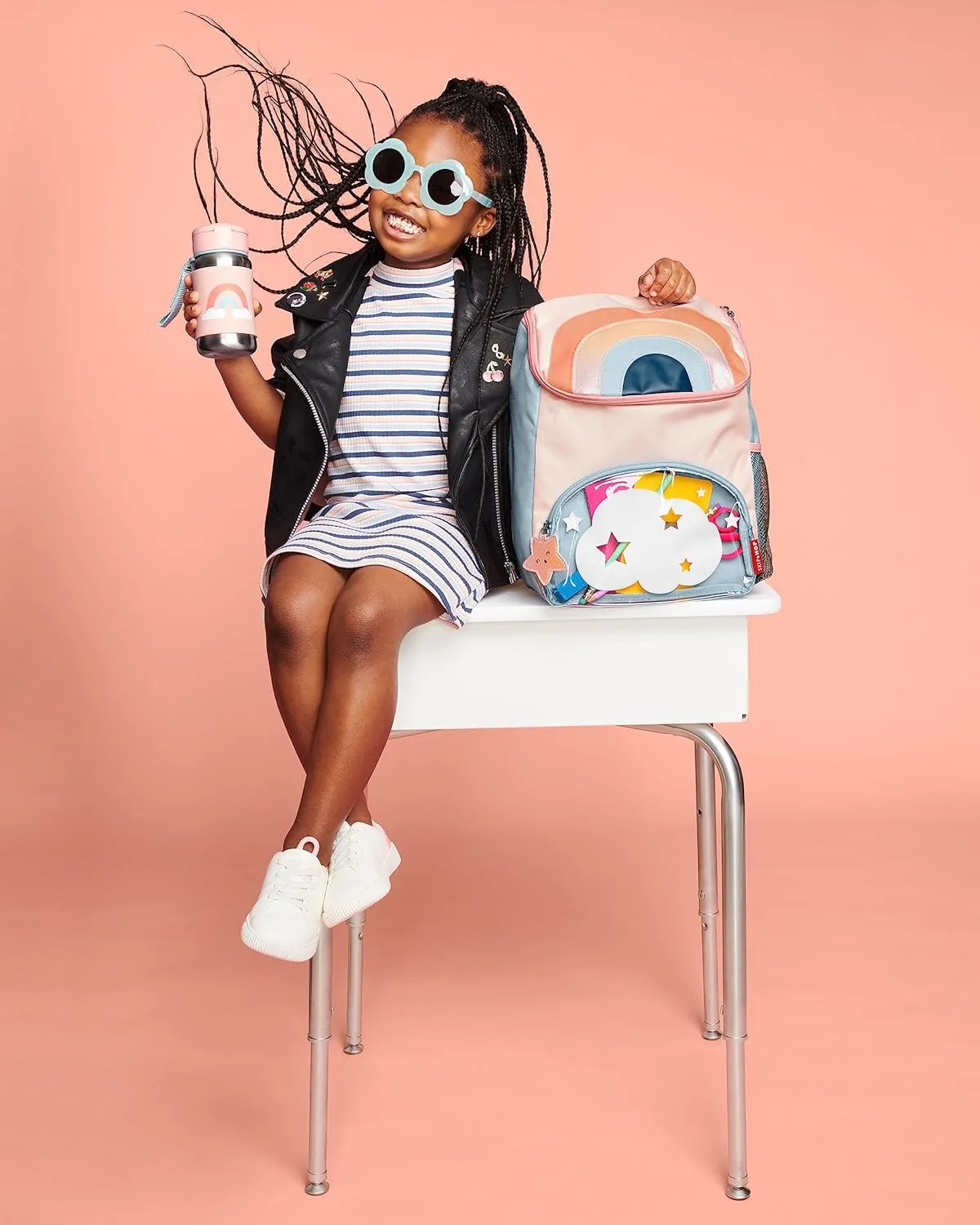 Skip Hop Big Kid Backpack, Rainbow