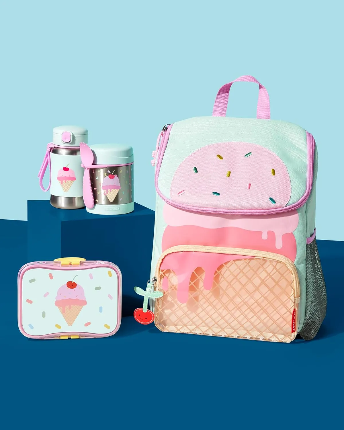 Skip Hop Sparks Kid's Backpack, Kindergarten Ages 3-4, Ice Cream