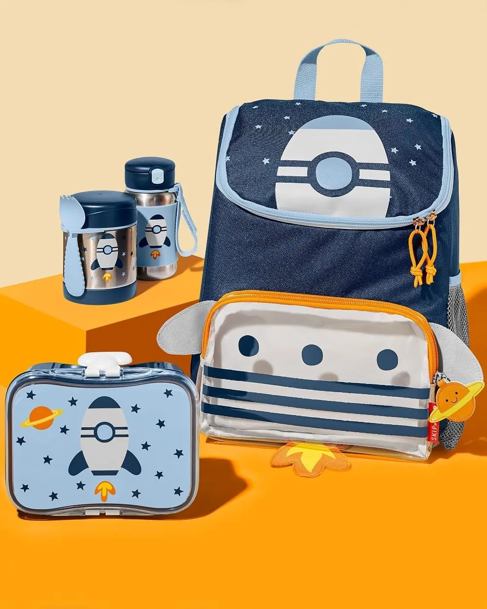 Skip Hop Sparks Kid's Backpack, Kindergarten Ages 3-4, Rocket