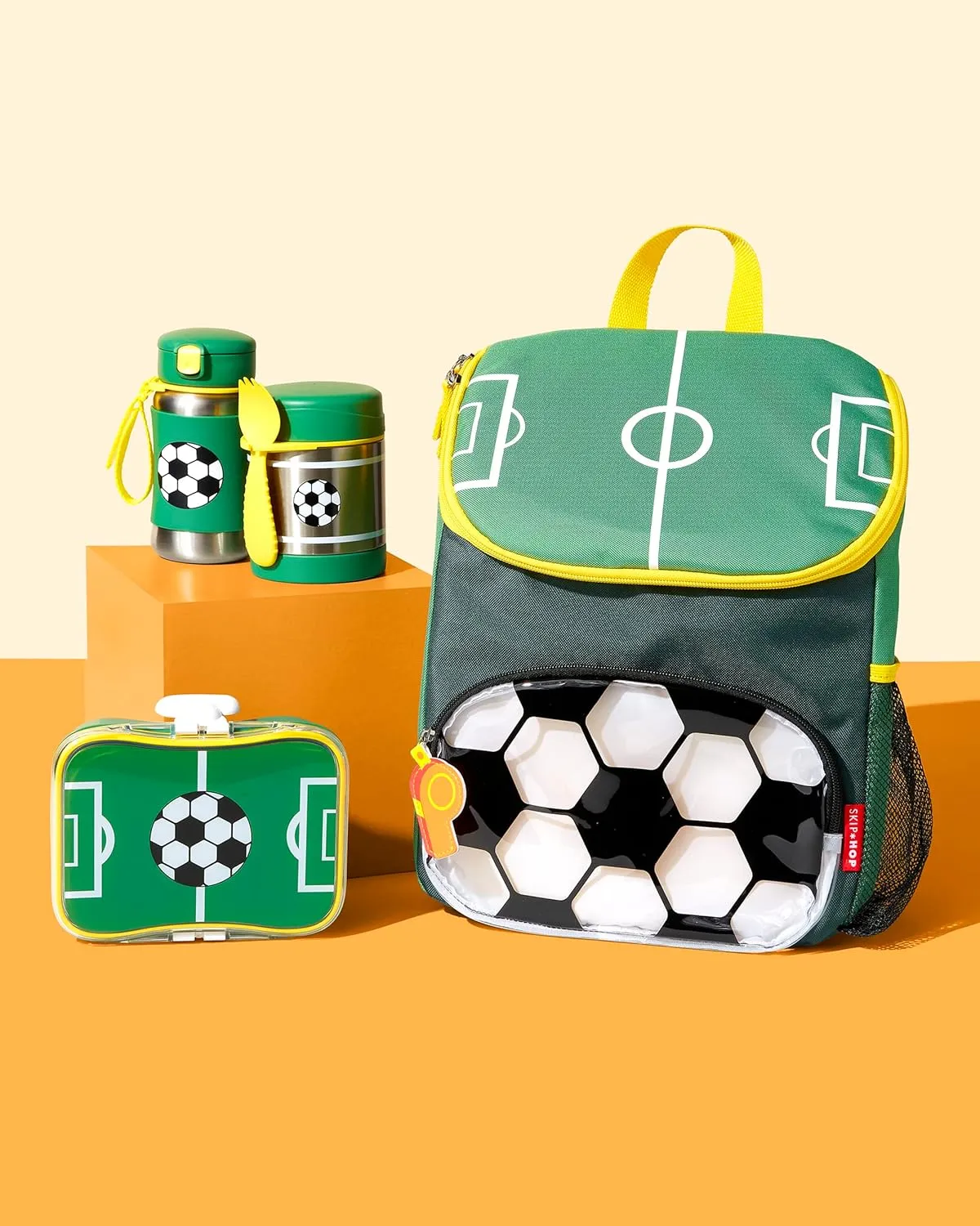 Skip Hop Sparks Kid's Backpack, Kindergarten Ages 3-4, Soccer