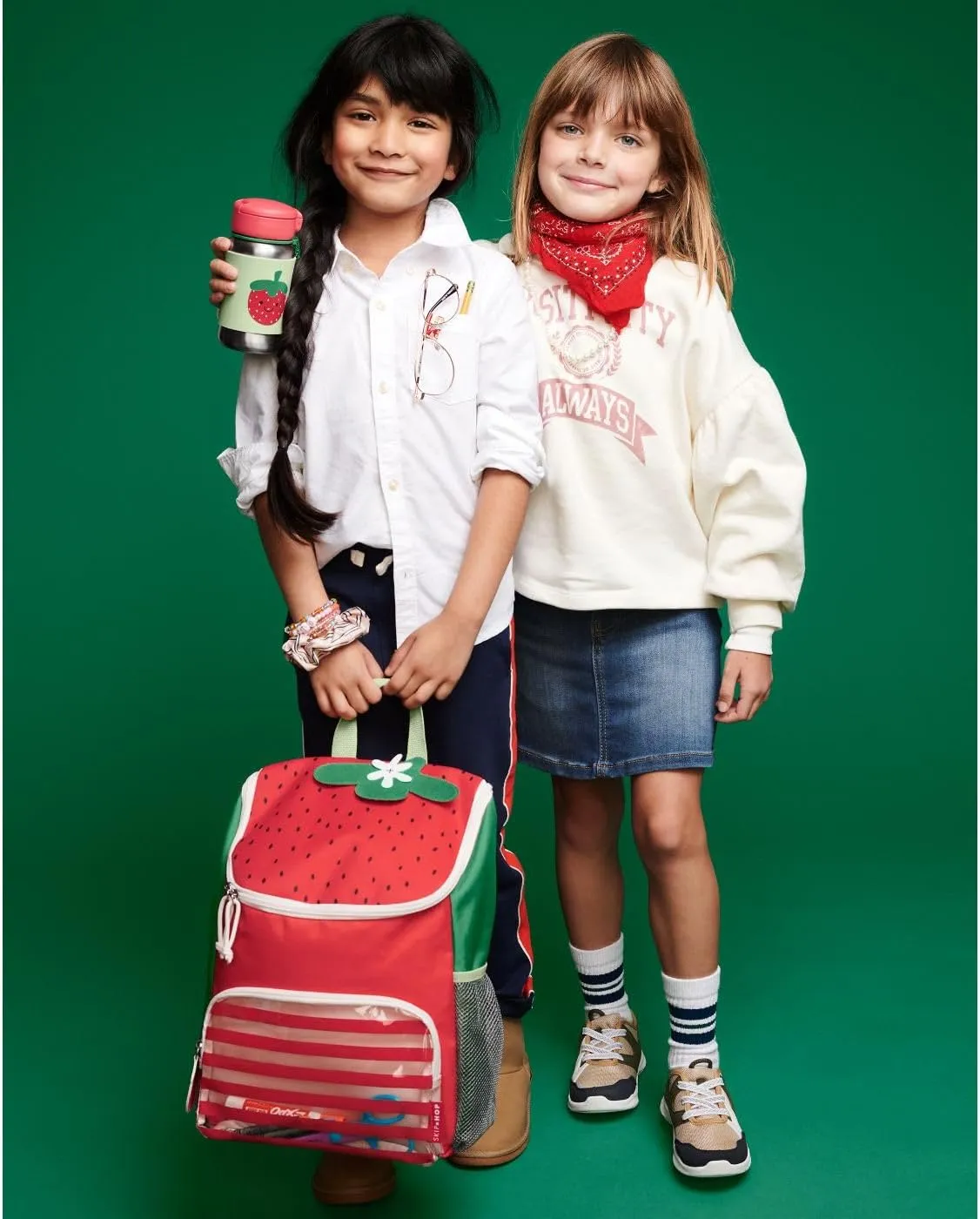 Skip Hop Sparks Kid's Backpack, Kindergarten Ages 3-4, Strawberry