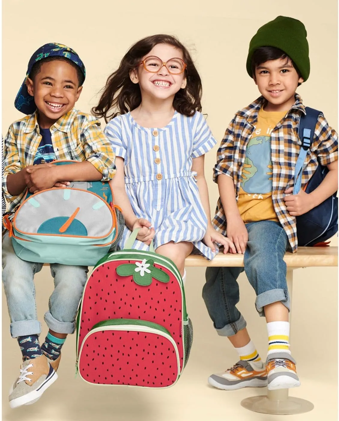 Skip Hop Sparks Kid's Backpack, Kindergarten Ages 3-4, Strawberry