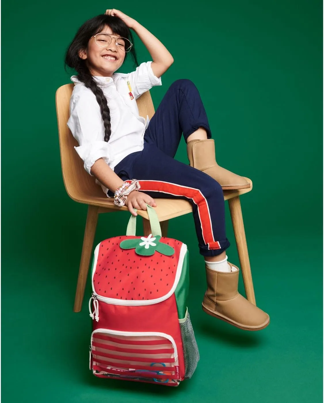 Skip Hop Sparks Kid's Backpack, Kindergarten Ages 3-4, Strawberry