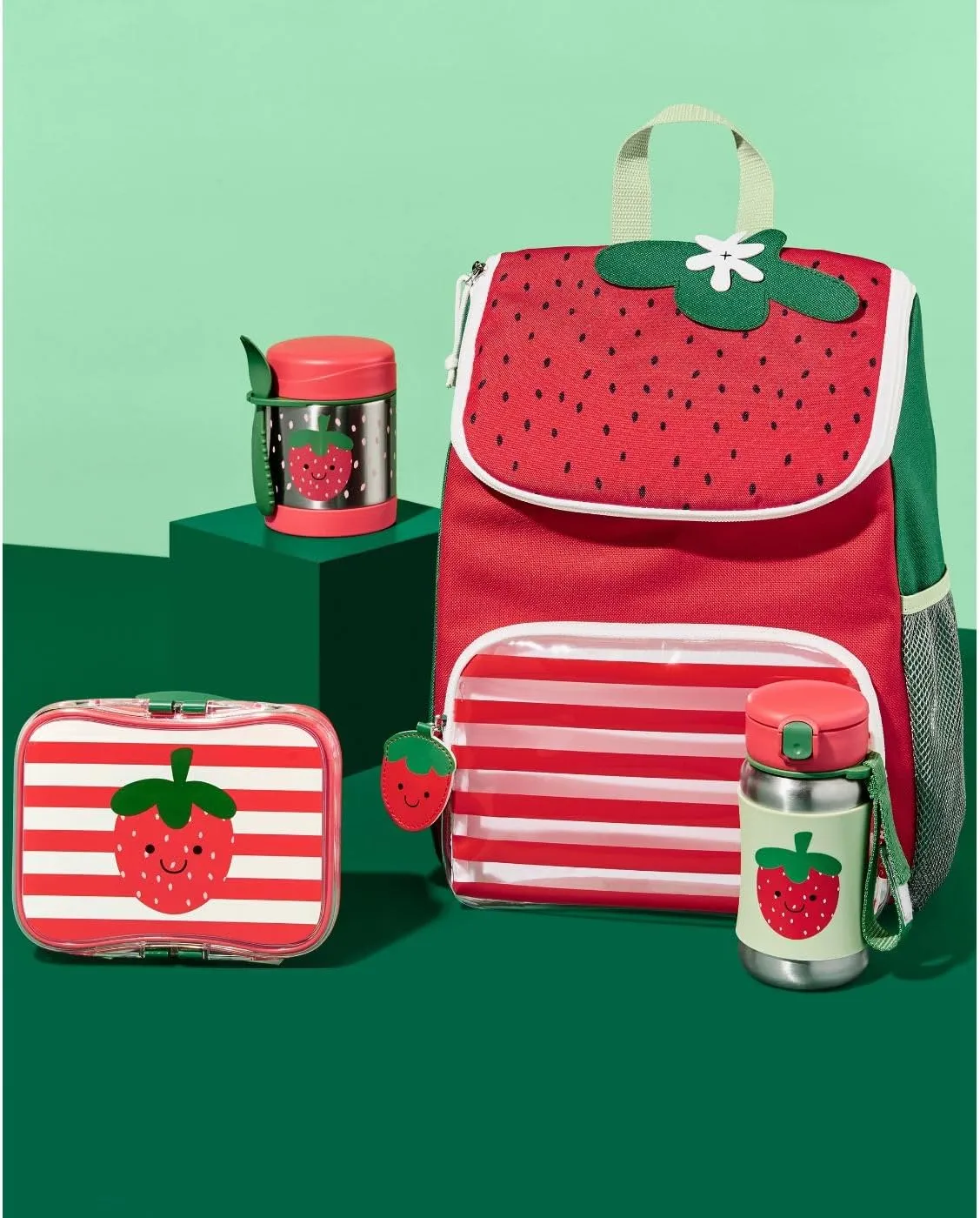 Skip Hop Sparks Kid's Backpack, Kindergarten Ages 3-4, Strawberry