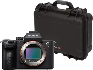 Sony Alpha a7 III 24.2MP Full Frame Mirrorless Digital Camera (Body Only) Bundle with 920 Molded Interior Hard Case with Foam Insert and Lid Organizer A7R Camera (Black) (2 Items)
