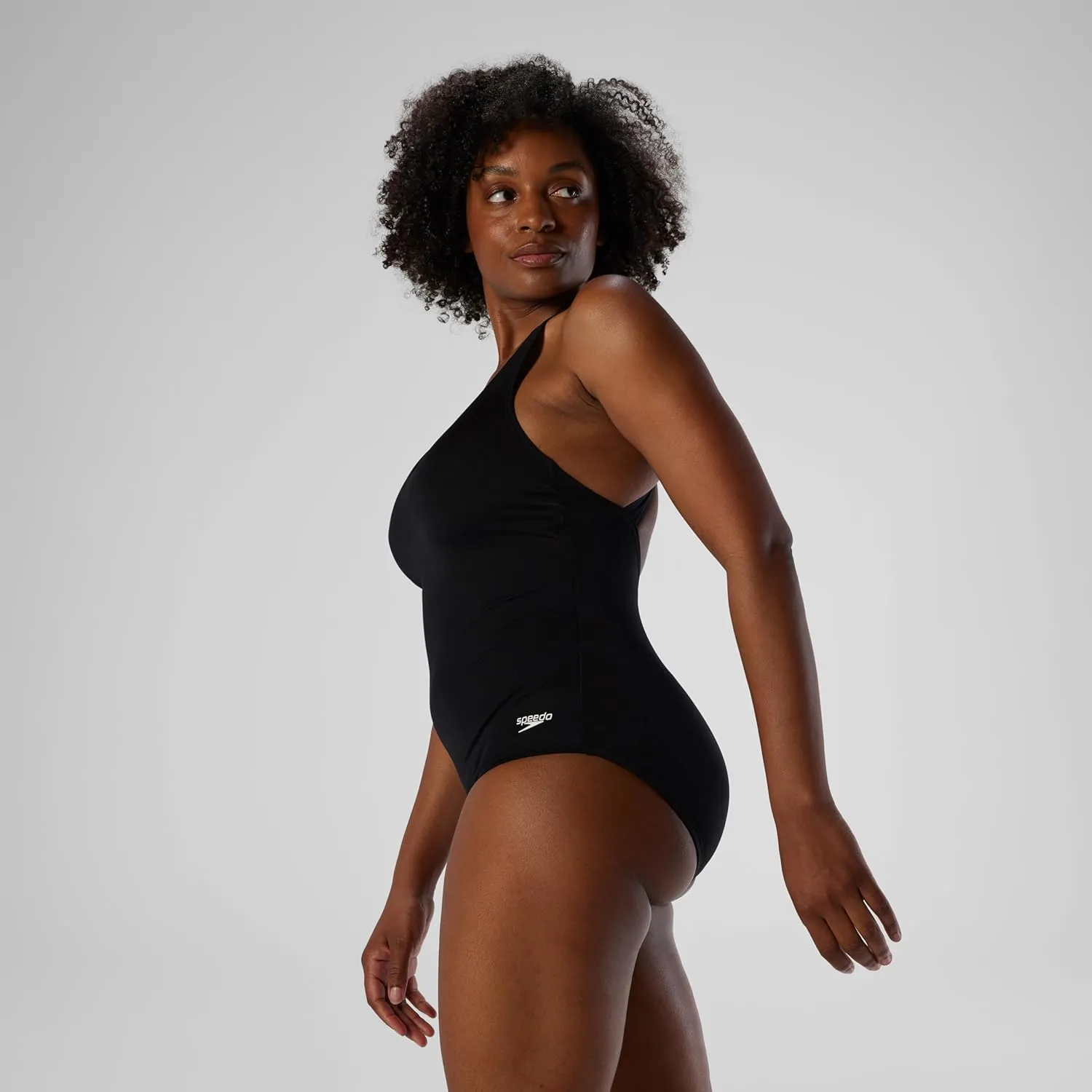 Speedo Women's Swimsuit One Piece Endurance Ultraback Solid Contemporary Cut