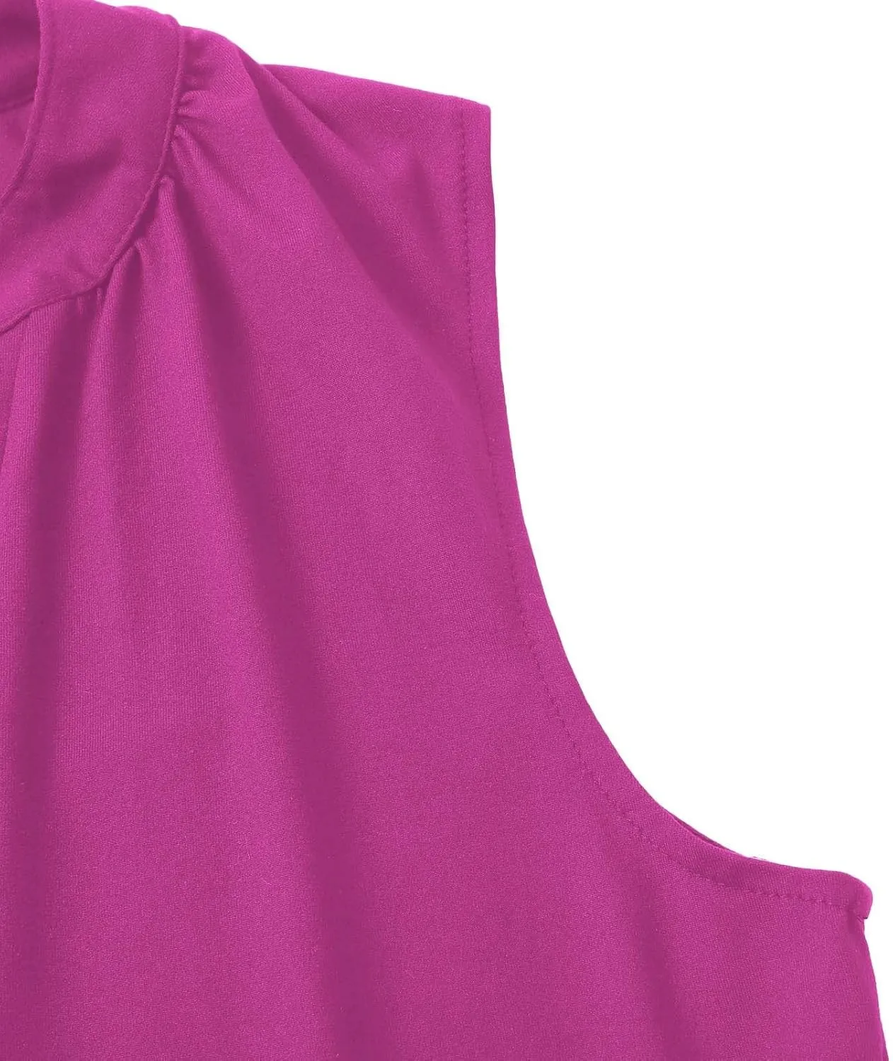 Summer Dresses for Women 2025 Maxi Flowy Casual Boho Sundresses Sleeveless V-Neck Pleated Beach Vacation Tank Dress