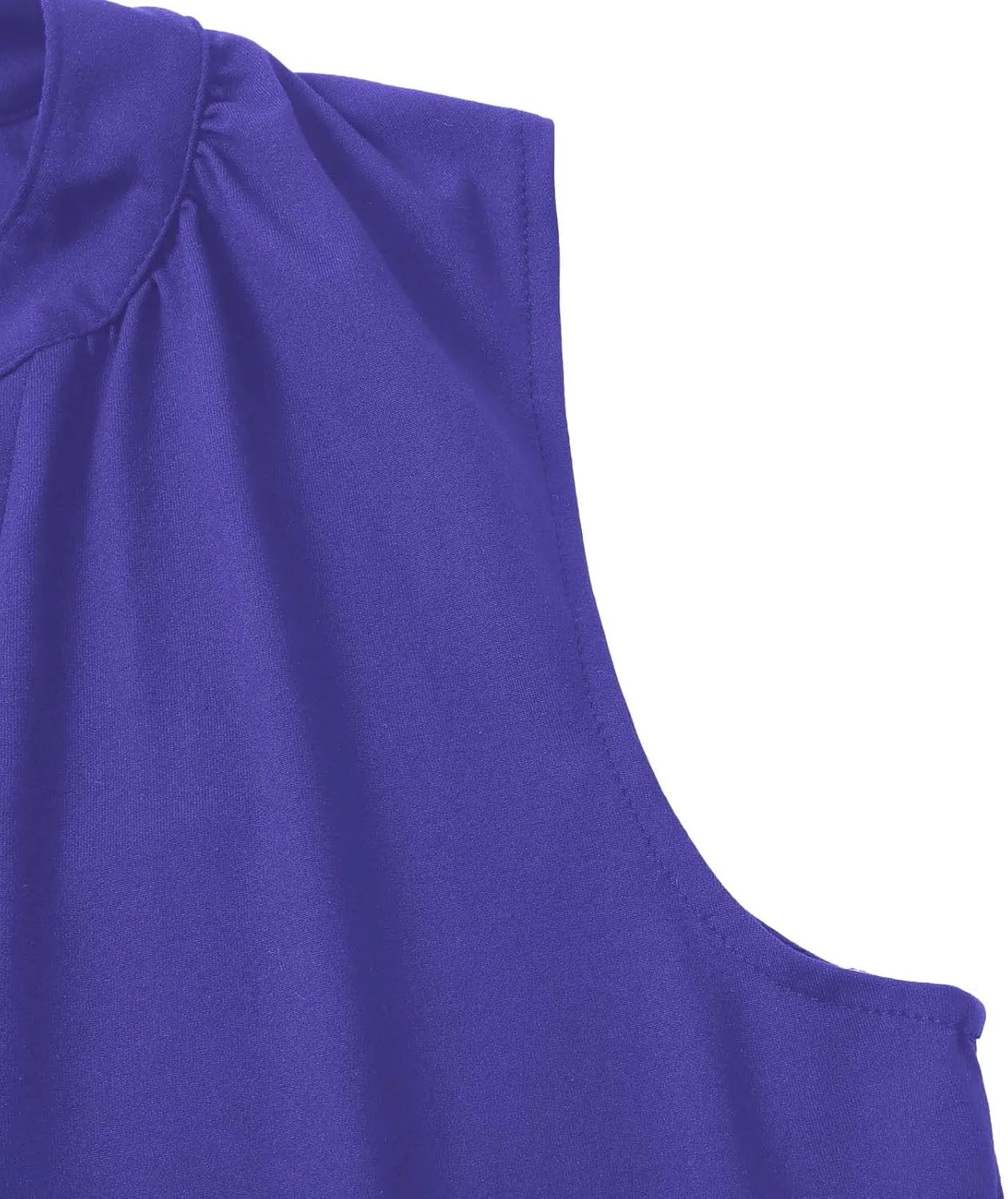 Summer Dresses for Women 2025 Maxi Flowy Casual Boho Sundresses Sleeveless V-Neck Pleated Beach Vacation Tank Dress