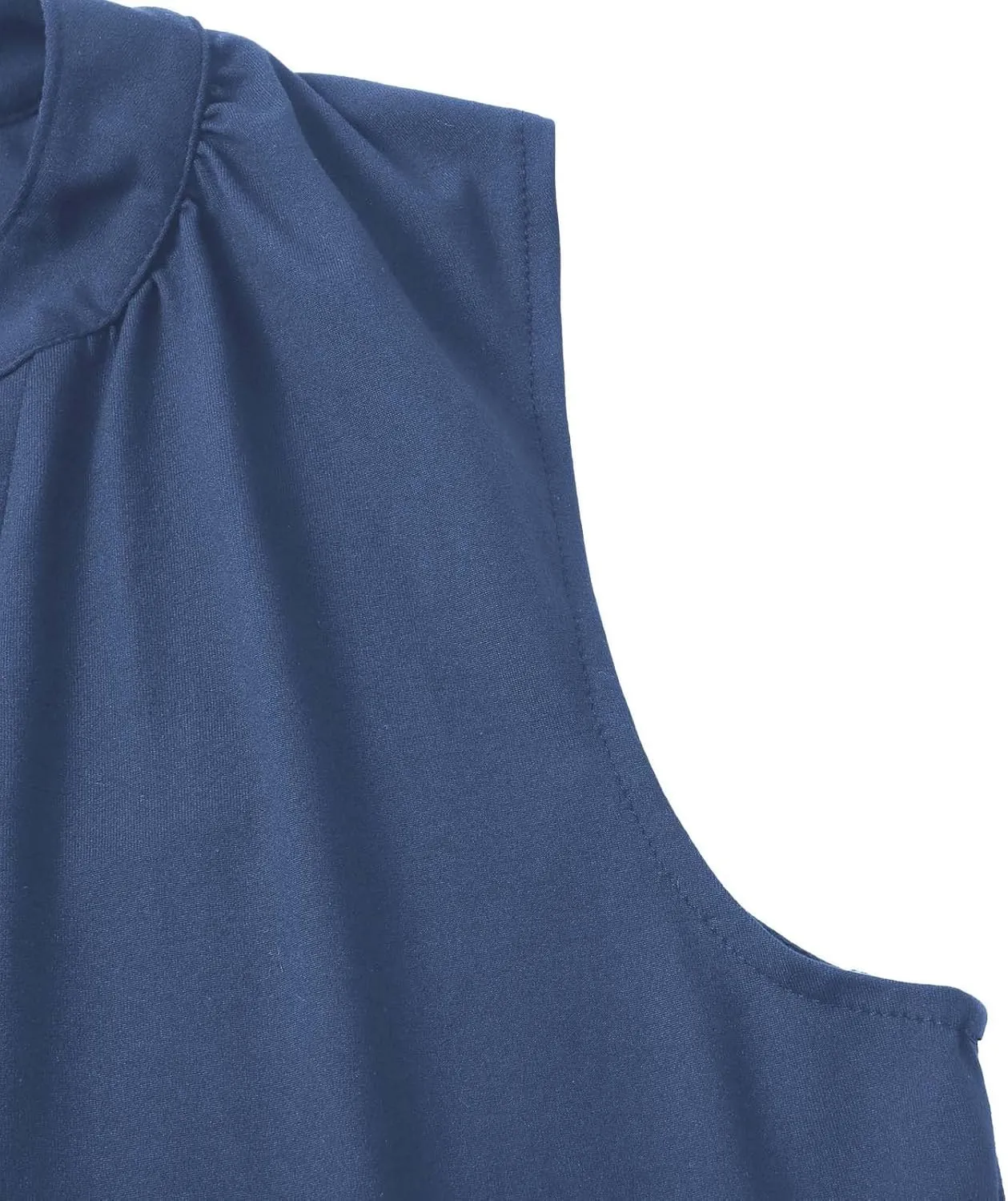 Summer Dresses for Women 2025 Maxi Flowy Casual Boho Sundresses Sleeveless V-Neck Pleated Beach Vacation Tank Dress