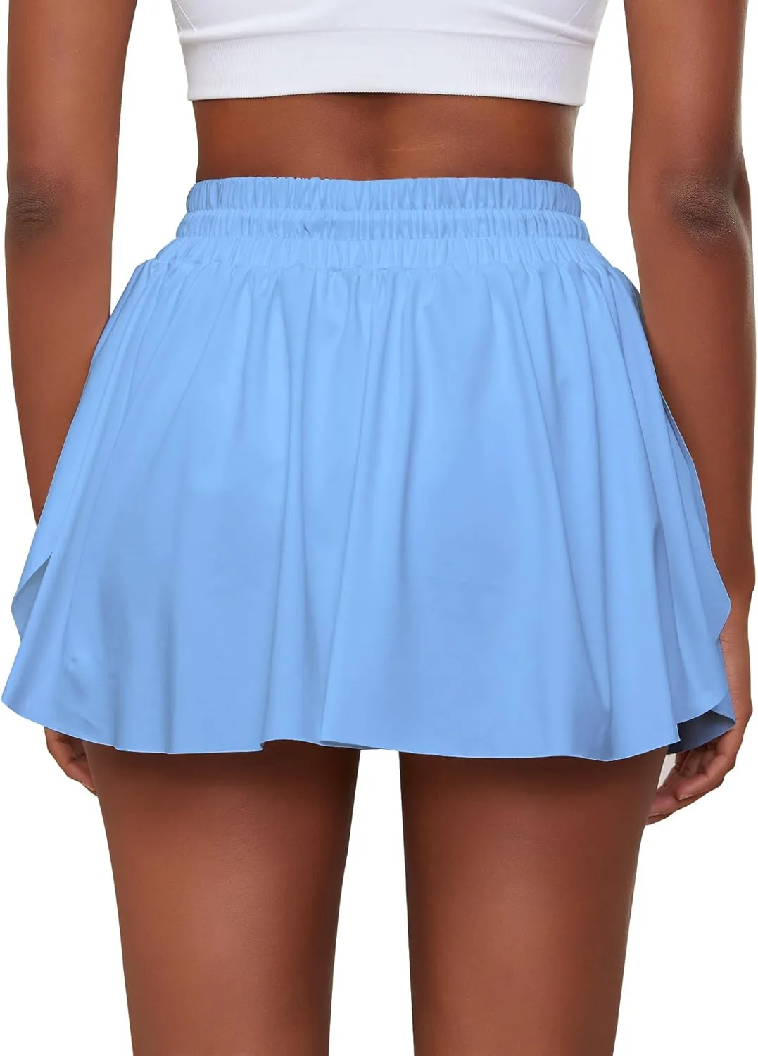 Tennis Skirts for Women Pleated Athletic Skort High Waisted Golf Skirts with Shorts Pocket Athletic Running Activewear