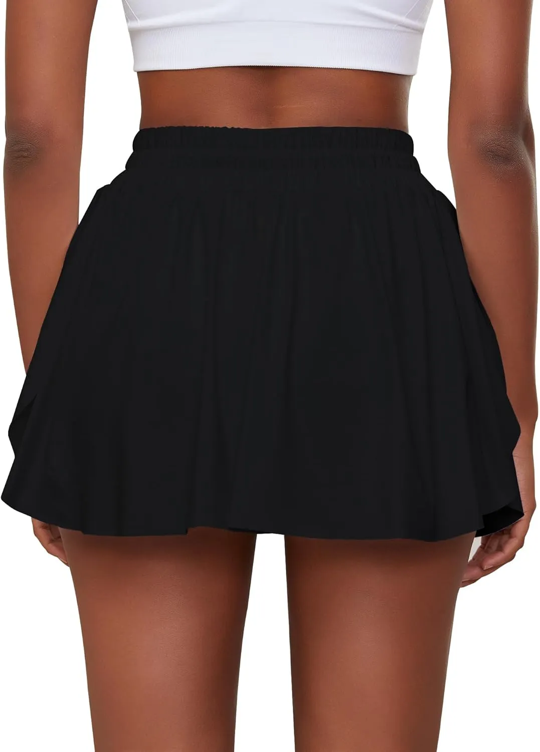 Tennis Skirts for Women Pleated Athletic Skort High Waisted Golf Skirts with Shorts Pocket Athletic Running Activewear