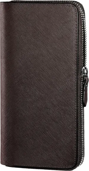 Travelambo Large Wallets for Women Zip Around Ladies Clutch Long Wallets