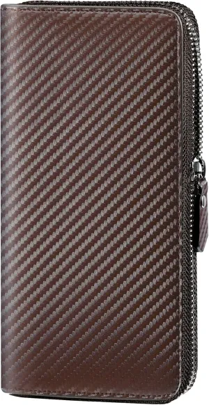 Travelambo Large Wallets for Women Zip Around Ladies Clutch Long Wallets