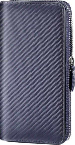 Travelambo Large Wallets for Women Zip Around Ladies Clutch Long Wallets