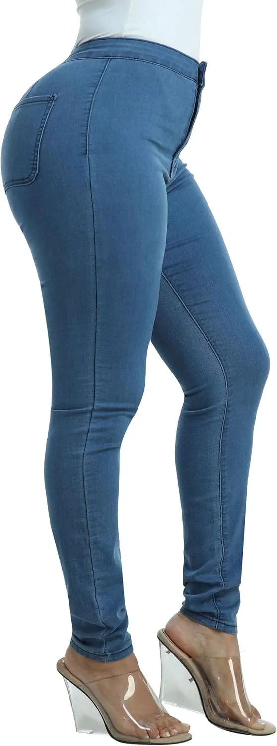 WAYRUNZ Womens High Waisted Pants Stretch Legging Jeans