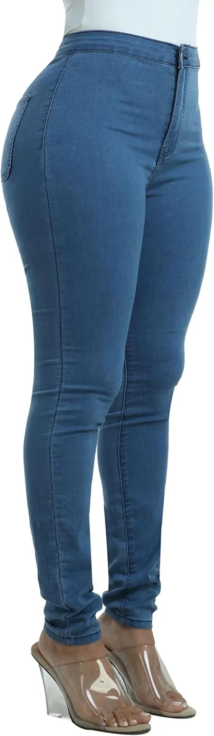 WAYRUNZ Womens High Waisted Pants Stretch Legging Jeans